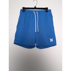 Hurley Blue Draw String Swim Trunks Size S